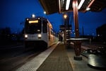 The Albina-Mississippi TriMet MAX stop in Portland, Oregon, Saturday, Dec. 15, 2018.