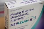 A box of hepatitis B vaccine is displayed at a CVS Pharmacy, Tuesday, Sept. 9, 2025, in Miami.