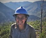 Tiffani Ayres smiles while working deep in the Siskiyou Wilderness of Southwestern Oregon. Wilderness Conservation Corps crews spend eight days at a time in the backcountry doing gritty work to restore trails.