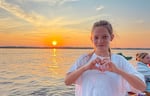 Just after the summer session ended in late June, Heart O' the Hills camper Sydney Sutton sent this photo to the camp's director, Jane Ragsdale, who was killed in the July 4 flooding in Kerr County, Texas.