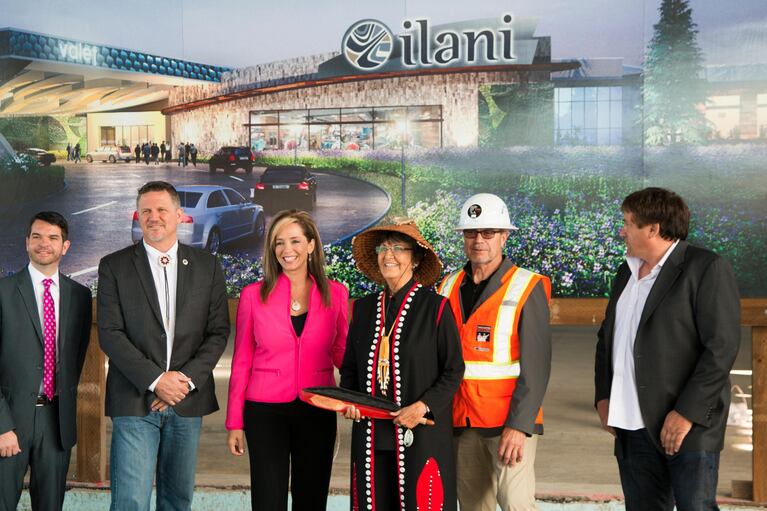 The Cowlitz Tribe unveiled the name of their casino, Ilani, at an event Monday, June 20, 2016. The $500 million dollar project is expected to create nearly 1,000 jobs when it opens in spring 2017.