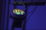 On Monday, June 22, 2015, Trimet conducted a test of the aesthetic lighting system on the Tilikum Crossing. In total, there are 178 LED lights that make up the display.