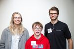 Gabby Baker, Jackson Campbell and Brennan Young are part of South Salem High School's Special Olympics Unified Sports program.