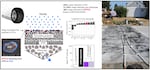 A graphic from Washington State University illustrates how permeable pavement filters out tire particles that become toxic to salmon in the environment.