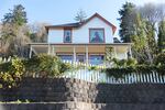 The exterior of the famous "Goonies" house in Astoria, pictured in November 2022.