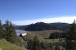 Dorena Lake, as seen on Feb. 27, 2026, is one of the more full USACE reservoirs in the Willamette River Basin.