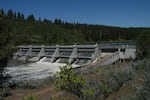 The J.C. Boyle Dam is one of four dams that would come out on the Klamath River under a pending proposal.