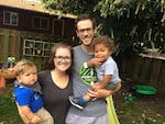 Natalie and Loren Brenner with their sons, Ira and Sage. 