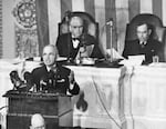 President Truman appeared before a joint session of the new Republican-controlled Congress.