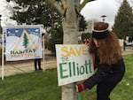 Dozens of people voiced opposition to the proposed sale of the Elliott State Forest at a State Land Board meeting in Keizer.