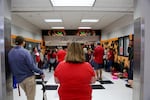 School teachers filled a packed auditorium at Battle Ground High School to vote on whether to approve the new salary contact. It passed overwhelmingly with 99 percent of union members voting in favor.
