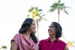 Salas and her daughter Rebeca went to a pro-choice rally together.