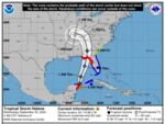 The National Hurricane Center warns that Helene will hit Florida as a powerful hurricane on Thursday, and bring wind and rain inland in the coming days. 