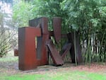 "Memory II", Lee Kelly, 1979, corten steel.