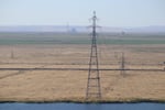 Portland General Electric’s Boardman energy complex in the distance, as seen from Crow Butte across the Columbia River in 2019.