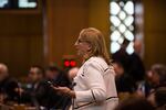 State Rep. Denyc Boles, R-Salem, introduces legislation on the House floor at the Capitol in Salem, Ore., Tuesday, April 2, 2019.