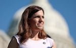 Rep. Nancy Mace, R-S.C., speaks at a press conference outside the U.S. Capitol Building on May 19.