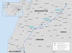 Gas Transmission Northwest XPress project map.