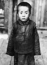 This is an undated photo of the future Dalai Lama of Tibetan Buddhism, born Lhamo Dhondrub on July 6, 1935, in the small village of Takster in northeastern Tibet. The 14th Dalai Lama was enthroned Feb. 22, 1940, and renamed Tenzin Gyatso.