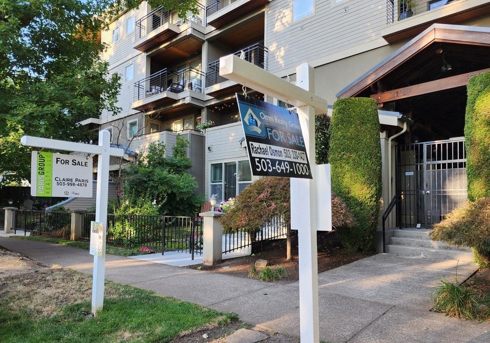 Two condos for sale in North Portland in an undated provided photo.