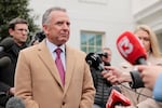 Steve Witkoff, President Trump's special envoy to the Middle East, speaks outside the White House last week before leaving to Qatar to begin ceasefire talks between Israel and Hamas.