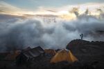 Videographers joined the Kilimanjaro climb to make the documentary Moving Mountains for Multiple Myeloma.