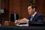 Secretary of State Marco Rubio speaks during a Senate Foreign Relations Committee hearing in the Dirksen Senate Office Building in Washington, D.C., Tuesday.