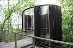 Constructed in 2008, Maya Lin's Bird Blind lies tucked away in the Sandy River Delta. It's one of five completed installations by the Confluence Project.