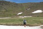 Sage Clegg hiking on Steens Mountain.