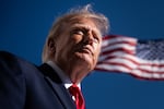President Donald Trump speaks with reporters before boarding Marine One on the South Lawn of the White House, Wednesday, Oct. 7, 2026, in Washington.