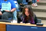 Former Portland Public Schools teacher Bianca Cohen shared a public comment at a board meeting on Oct. 25, 2022. In her comment, Cohen said she was resigning her position because the environment didn’t support neurodivergent staff or students.