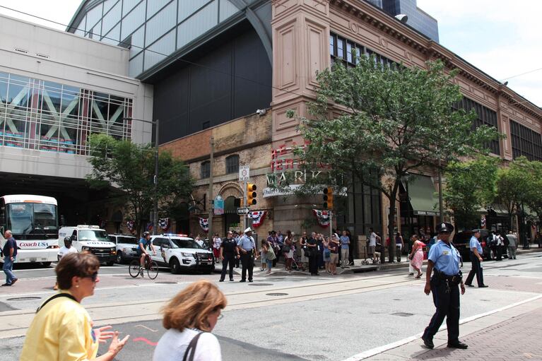 The Reading Terminal Market is cater-cornered from the Convention Center in downtown Philadelphia.