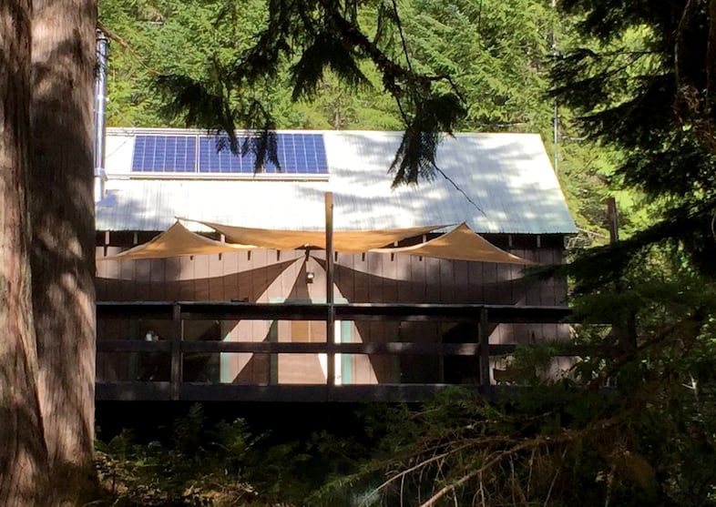 Jay Hennigan and Woody Jackson's cabin in Breitenbush, one of 71 cabins built primarily in the 30's on U.S. Forest Service land and are privately owned. The cabin was destroyed along will the others in the area when the wildfire swept through in 2020.
