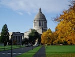 The Washington statehouse building in Olympia, Washington.