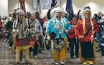 Grand Entry begins the 2019 Restoration Pow-Wow.