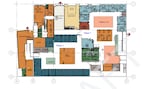 A map showing layout plans for Multnomah County's deflection center