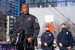 In this Sunday, Dec. 27, 2020, file photo, Metro Nashville Police Chief John Drake speaks at a news conference, in Nashville, Tenn. On Wednesday, Dec. 30, 2020, Drake said his officers properly handled a visit to the home of the Nashville bomber more than a year before they say he detonated an explosives-laden RV on Christmas Day in the city's downtown.