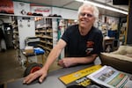 Skip Ogden poses for a portrait at Dan's Tractor Inc. on Tuesday, June 18, 2019, near Battle Ground, Wash.