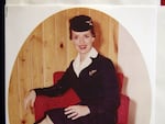A late-1950s photo of Nash as an Eastern Airlines stewardess.