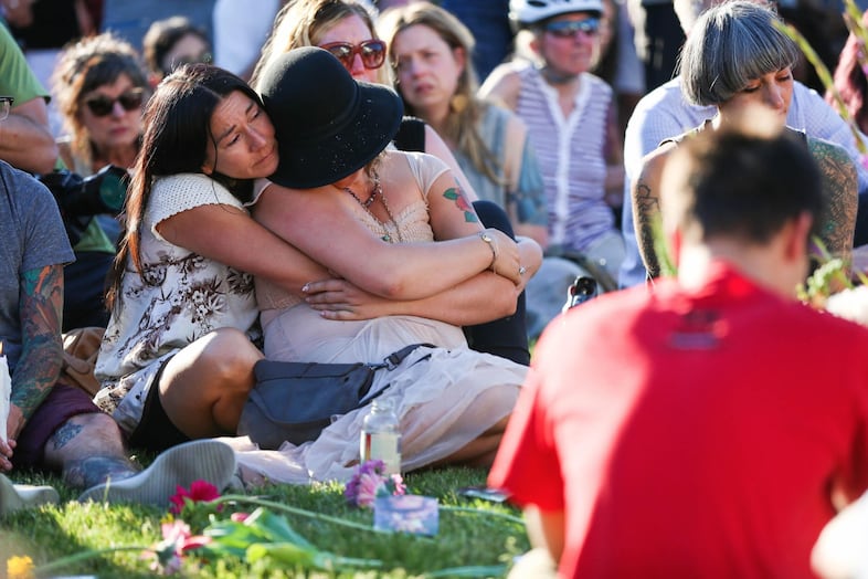 Vigils organized in the wake of the MAX attack called on Portlanders and Oregonians to unite against hate.