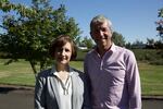 Reps. Suzanne Bonamici and Kurt Schrader spoke to reporters in Keizer, Ore., shortly after meeting with administrators at Chemawa Indian School, Aug. 1 2019. 