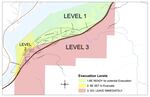 The entire city of Cascade Locks, Oregon, is under evacuation notice as of Monday, Sept. 4, 2017, due to the nearby Eagle Creek Fire. The notices range from "get ready" to "leave immediately." 