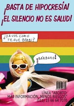 Lesbianas y Feministas created a manual on how to self-manage an abortion with misoprostol and without a doctor. Its back cover features a photo of a Barbie doll in a pink convertible along with the words "Barbie, how'd it go?" "It was awesome," Barbie replies. 