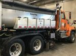 A Minnesota Department of Transportation snowplow called Scoop Dogg is parked in St. Cloud, Minn., in February.