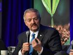 Bureau of Land Management Acting Director William Perry Pendley speaking at a conference for journalists in Fort Collins, Colo., last October.