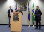 Portland Police Bureau's new police chief, Jami Resch, made her first public remarks Monday, Jan. 6, 2019. 