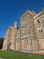 Lews Castle is now home to a museum which includes an exhibit about emigration from the island.
