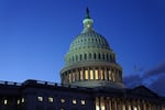 The sun sets over the U.S. Capitol Building on Jan. 5, 2023 in Washington, D.C.