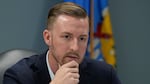 Oklahoma Superintendent of Public Instruction Ryan Walters, seen here in 2023, has championed the new state education standards that include instructions for students to “identify discrepancies in 2020 election results."