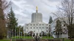 What happens if the Oregon Legislature holds a hearing on a tax increase and no one showed up to testify?